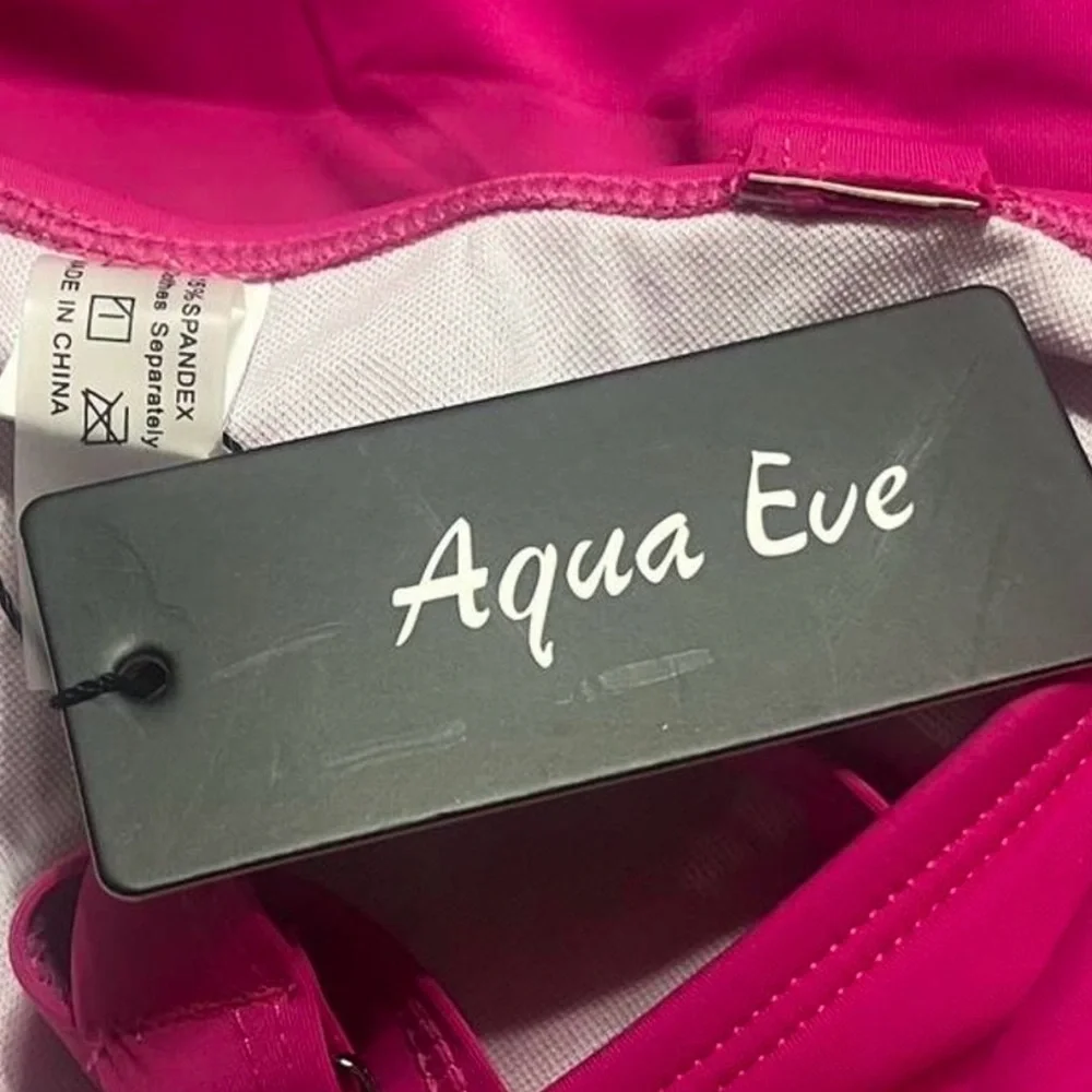 Aqua Eve Swimsuit Sz 22W Adjustable/Removable Strap Ruching Tommy Control - Picture 8 of 8